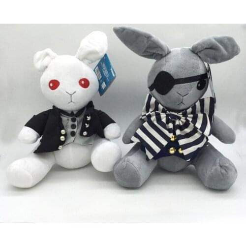 3 Styles 30CM Anime Kuroshitsuji Black Butler Plush Doll Cartoon Rabbit Stuffed Toy Cosplay Stuffed Toy For Kids Children