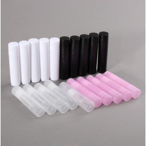 5Pcs 4.2g 5ml Lipstick Tube Lip Balm Containers Empty Cosmetic Containers Lotion Container Glue Stick Clear Travel Bottle