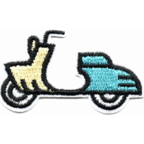 50pcs/lot Car Hot Air Balloon Embroidery Patches Letters Clothing Decoration Accessories Diy Iron Heat Transfer Applique