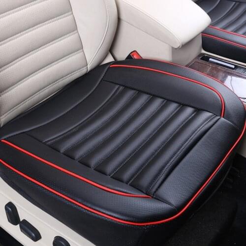Audew car seat without backrest PU leather buckwheat shell filled car seat cushion car protective non-slip cover