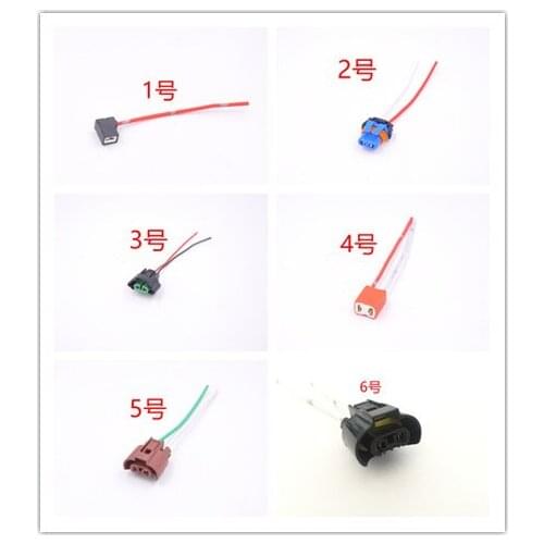 H1 H4 H7 H11 9005 9006 Car Headlamp/fog proof lamp holder plug Connector For Toyota Honda Volkswagen With Wire