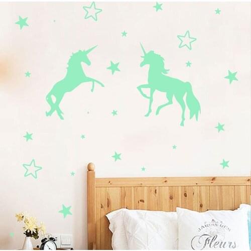 Glittering dark star Wall stickers for home decoration, bedroom ceiling, children