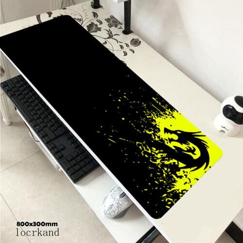 Gaming Large Mouse Pad with Stitched Edges- Extended XXL Mouse Mat with Nonslip Natural Rubber Base and Waterproof mouse pad