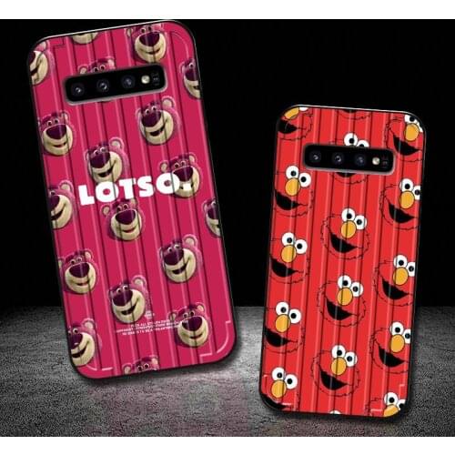 Luggage Suitcase Phone Case For Samsung Galaxy S6 S7 Edge S8 S9 S10 Plus Cute Bear Soft Cover For Samsung S10 Lite S10E