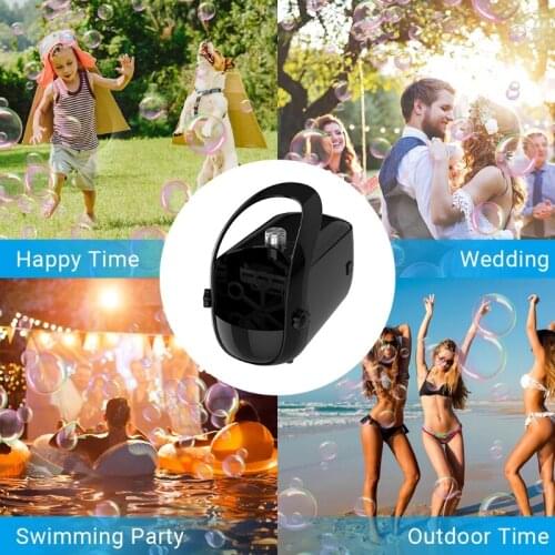 Outdoor Game Toy for Kid Interactive Bubble Machine with Touch Sensor Children Protection Mode Bubble Maker Wedding Gift G2AE