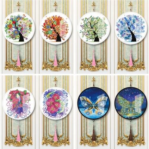 EverShine 5D Diamond Painting Tree Special Shaped DIY 2pcs/set Diamond Embroidery With Frame Art Kits Decoration Home Gift