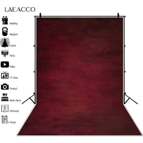 Laeacco Gradient Solid Color Old Vintage Grunge Photography Backdrop Newborn Baby Portrait Pet Photocall Background Photo Studio
