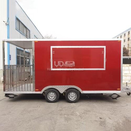 Mobile Waffle House Taco Pizza Van Hot Dog Vendor Concession Food Trailers for Food Trucks