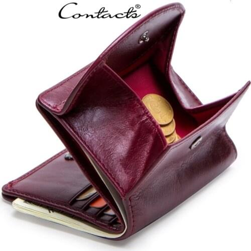 Genuine Real Leather Womens Fashion Wallets And Purse Coin Wallet 2021 Cowhide Female Credit Bank Card Case Holder Carteira