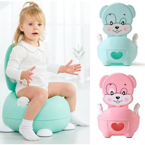 Cartoon Puppy Potty Portable Baby Potty Toilet For Babies Child Pot Training Potty For Kids Chair Toilet Seat Childrens Pot