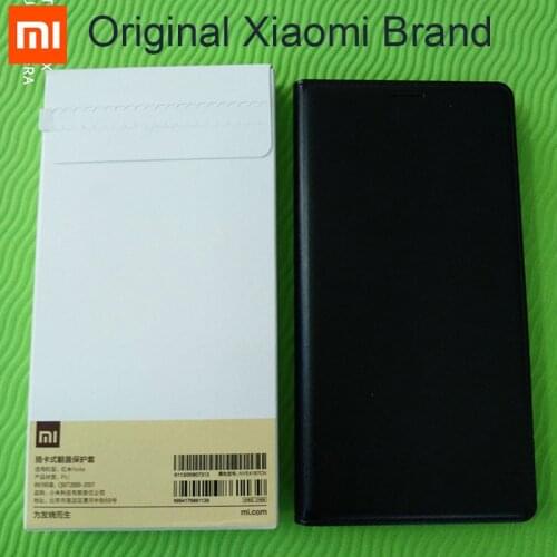 Official Xiaomi Brand 5.5" leather for Original Xiaomi redmi Note Case flip cover For Xiaomi redmi Note 1 Phone Back Cover Case