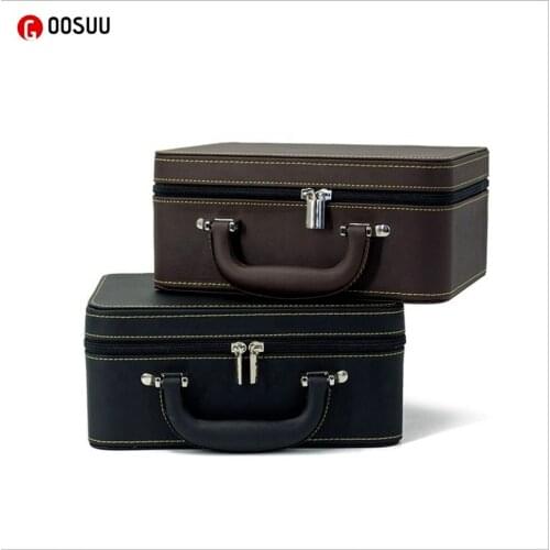 GOOSUU PU Jewelry Organizer box Large Capacity 1 Set Portable makeup Bracelets Earring&Ring casket packaging Necklace container