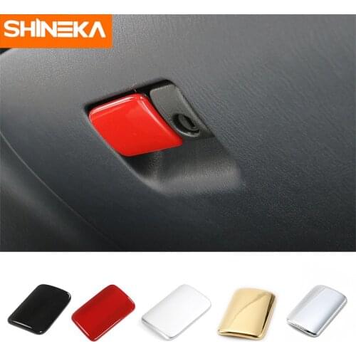 SHINEKA ABS Car Interior Storage Glove Box Handle Decoration Cover Trim Stickers For Suzuki Jimny 2007-2016 Car Styling