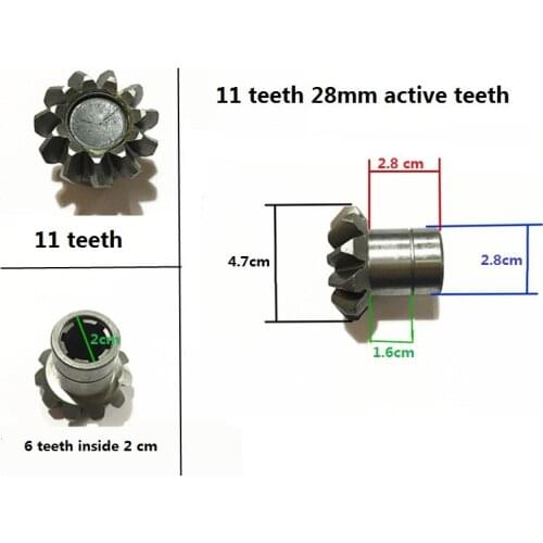 Three-wheeled motorcycle reverse gear gear accessories drive wheel 150-300 active tooth auxiliary shaft tooth