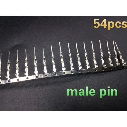 54pcs for FORD Focus sync2 sync3 carplay data 54PIN male female pin terminal Kuga 2, 2018 sync 3 Mustang mondeo mk5