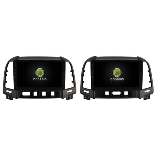 9" Android 9.0 OS Car Multimedia GPS Radio for Hyundai Santa Fe 2006-2012 & Elantra 2000-2006 with 500GB External HDD Support