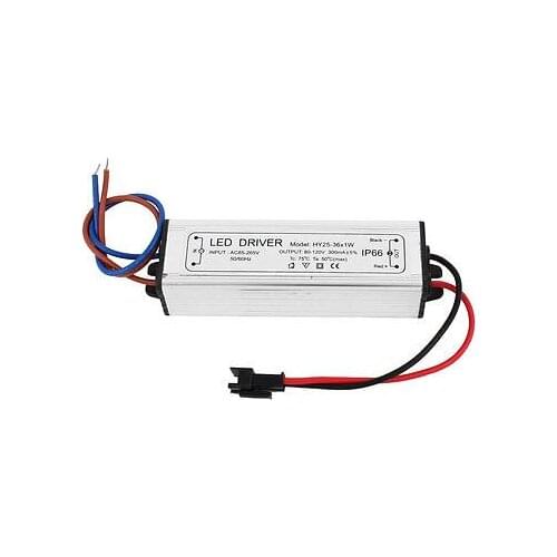 AC 85-265V to DC 80-120V Waterproof Power Supply Driver for 25-36x1W LED Light