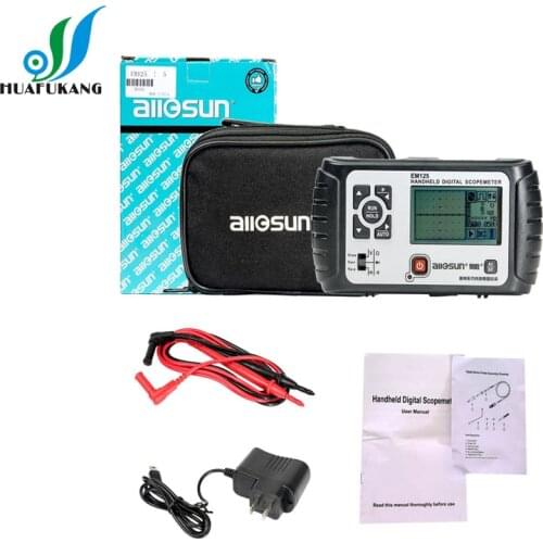All-sun all sun em125 Digital 2 in1 Handheld Portable Oscilloscope Multimeter Single Channel Waveform allsun EM125