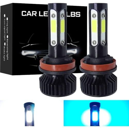 ASLENT H11 H8 H7 Led 12V Hb3 Hb4 Headlights Lamps 10000Lm H9 9005 9006 Led Car Light Bulbs Turbo Csp 6500K 8000K White Ice Blue