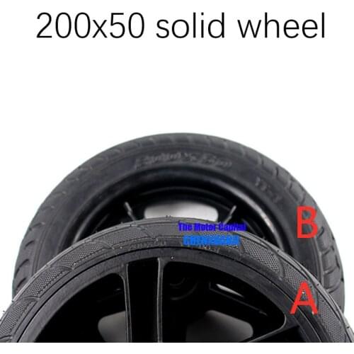Free Shipping Good Reputation 200x50 Solid Wheel for Two Wheels Electric Self Balancing Hoverboard Scooter 200*50 Tyre