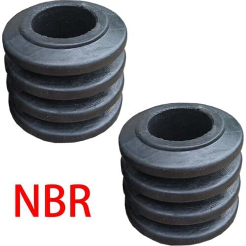 24*45*45 24x45x45 30*56*56 30x56x56 Black NBR Nitrile Rubber Pin Coupling Cylinder Gasket Buffer Damper Flexible Elastic Sleeve