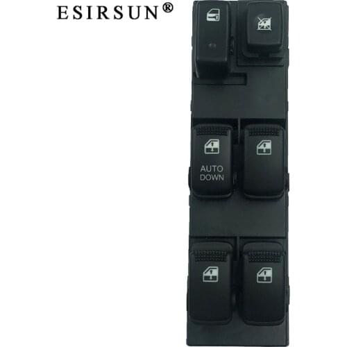 ESIRSUN Electric Power Left Front Window Master Switch Fit For Kia Sportage 2005 2006 20007 2008 2009 ,93570-1F370 ,935701F370