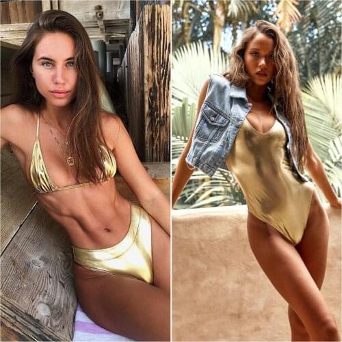 FXBIKINY Gold Swimwear