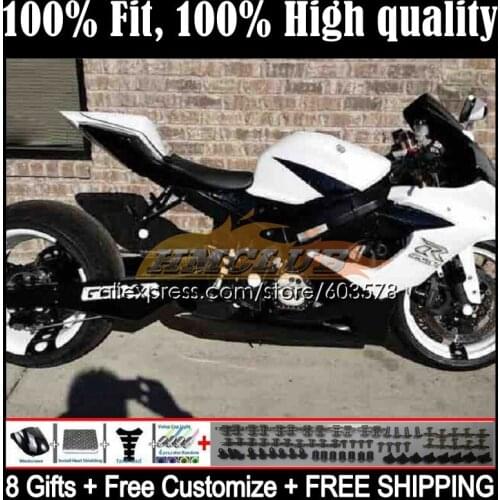 Injection For SUZUKI GSXR-1000 GSXR1000 GSX R1000 K5 12CL.167 GSX-R1000 05 06 GSXR 1000 1000CC CC 2005 2006 Fairing white black
