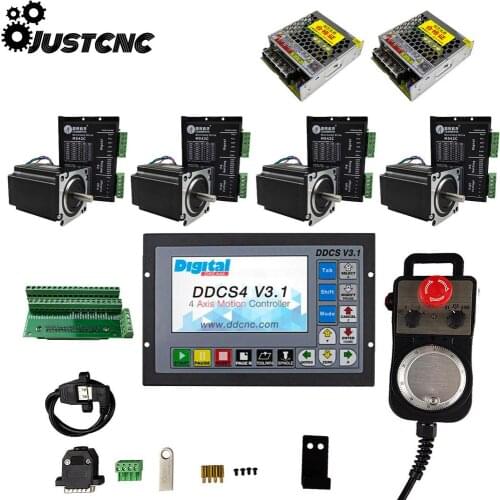Cnc kit Leadshine motor driver kit ddcsv3.1 3-axis motion control system Nema 23/57 driver and motor engraver kit