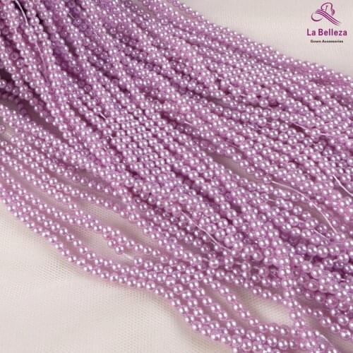 La Belleza pink,purple colors pearls dress brides accessories 4mm-8mm diameter 100g/lot good quality pearls