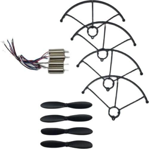 LS-MINI Quadcopter s66 RC Drone Spare Parts Motor Engines Propellers Guard