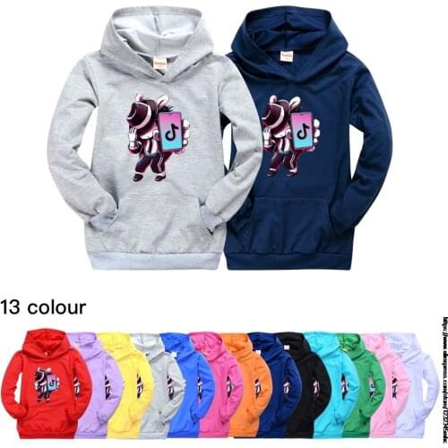 Tik Tok Fashion Hoodies Kids 3D Hoodie Coat Boys Sweatshirts Pullovers Outerwear Hoodie Girls Jacket Streetwear Hoody