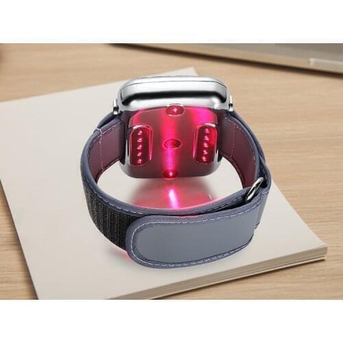 LLLT Cold Laser Therapy Wrist Watch with 24 Laser Diodes for Pain Relief Rhintis Would Healing Rehabilitation Machine