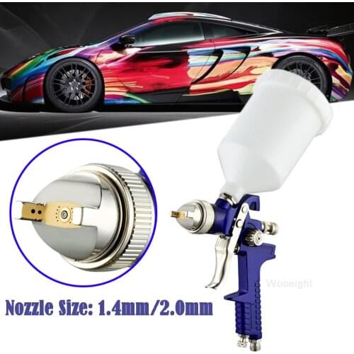 Wooeight 1.4mm/2mm Spray Gun Set Professional Air Spray Paint Tool DIY Car Auto Painting Kit Auto Repair Tool Pressure Spray Gun