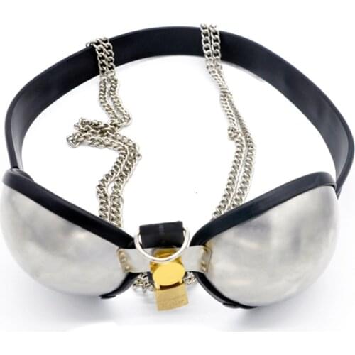Stainless Steel Adjustable Size Chastity Bra/Brassiere Chastity Belt Female Chastity Device Sex Toy,Adult Game A189