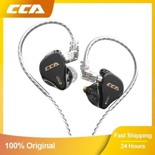 CCA CS16 Balanced Armature 8BA Headset In Ear Metal Headphones With Microphone Noise Cancelling Sport Game Wired Earphones