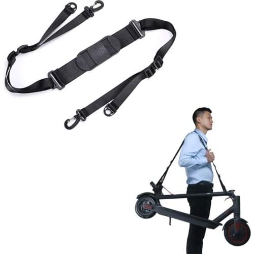 For xiaomi M365 Electric Scooter Strap Adjustable Durable Electric Shoulder Belt With Carrying Handle Strap Scooter Accessories