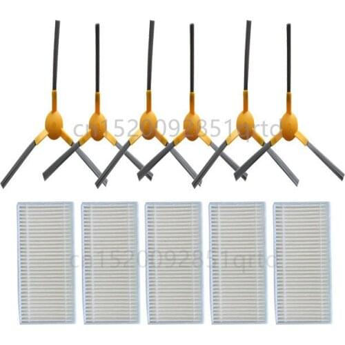 Robot vacuum cleaner side brush hepa filter sponge for NEATSVOR V390 V392 Robot Vacuum Cleaner Accessories filters replacement