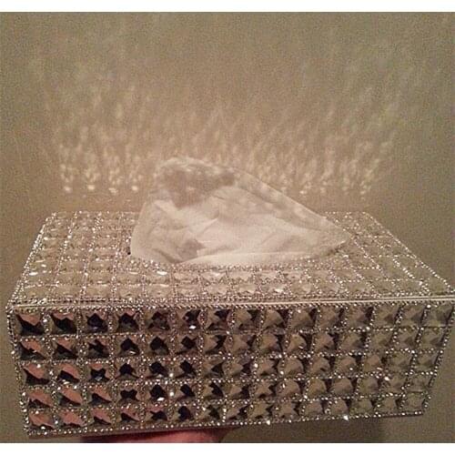 Bling Room Desktop Tissue Box Car Accessories Pen Holder Paper Dispenser Bathroom Home
