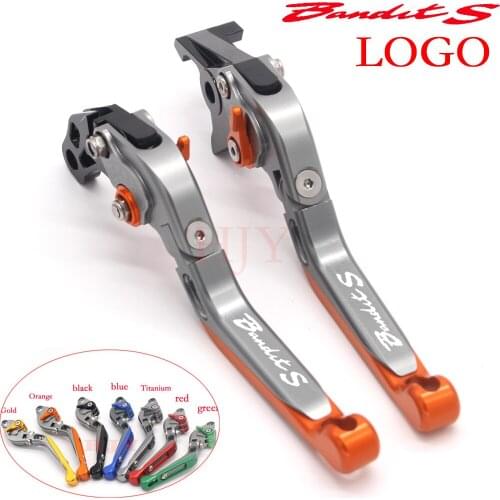 Motorcycle Folding Extendable Adjustable Brakes Clutch Levers For SUZUKI GSF 600S S-X BANDIT GSF600S GSF600 1996-1999 1998 CNC