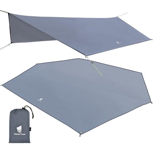 GeerTop Camping Tent Tarp Ultralight Waterproof Hexagonal Mat Portable Compact Footprint with Carrying Bag for Outdoor Hiking