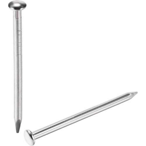 Uxcell 100 pcs Small Tiny Nails 1.8mm X 30mm for DIY Decorative Pictures Wooden Boxes Household Accessories