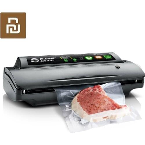 SUN MAGIC Electric Vacuum Sealer Packaging Machine For Home Kitchen Including Food Saver Bags Commercial Vacuum Food Sealing