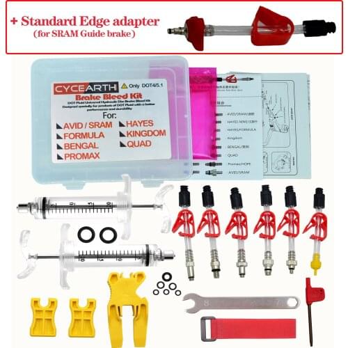 New AVID Sram Bike Bicycle DOT Oil Disc Brake Bleed Kit tool For DODE JUICY Edge HOPE BNGAL HAYES J3 J5 J7 Formula