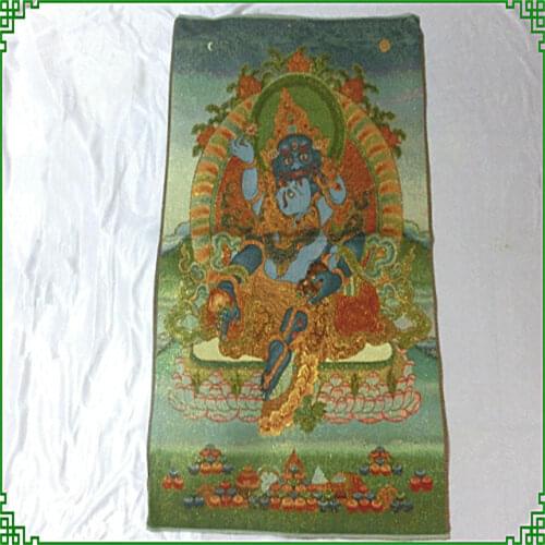 Thangka embroidery religious Buddha tapestry hanging painting