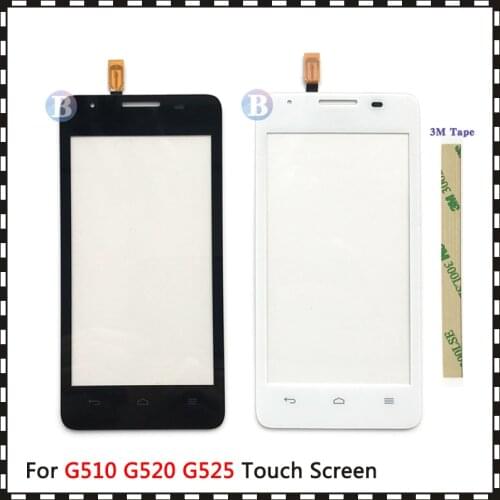High Quality 4.5" For Huawei Ascend G510 G520 G525 U8951 T8951 Touch Screen Digitizer Sensor Outer Glass Lens Panel