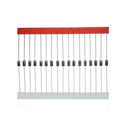 XFCZMG 100PCS FR107 Fast Recovery Diode 1 A 1000 V DO-41 Axial 107 1 amp 1000 Volt Electronic Silicon Diodes