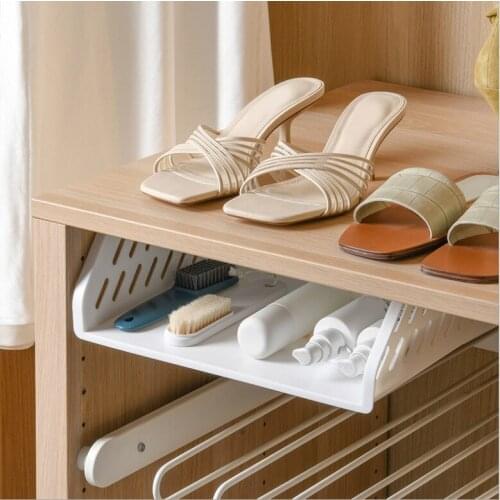 Punch-free Bottom Storage Box Drawer Type Cosmetic Storage Box Under The Table Office Home Stationery Storage Box MAZI888