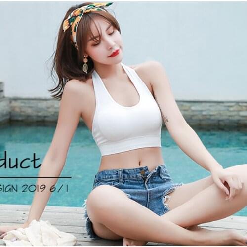 Wire Free Women Seamless Bra Padded Bralette Push Up Brassiere Bras Vest Wireless Solid Color Brassiere