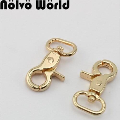 10-50 pcs 3 colors 43X16mm 5/8" metal clasp clip swivel hooks,dog leash hardware purse strap trigger snap hook